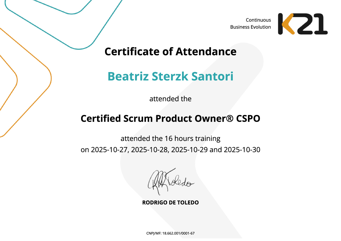 Certificado K21